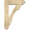 Ekena Millwork Olympic Arts and Crafts Rough Sawn Bracket w/ Offset Brace, Douglas Fir, 6"W x 20"D x 28"H BKT0604X20X28OLY03RDF - alternate 2